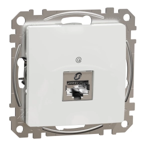 Schneider Electric Sedna Design & Elements - SDD111461S -1xRJ45 Cat6 STP aljzat, fehér
