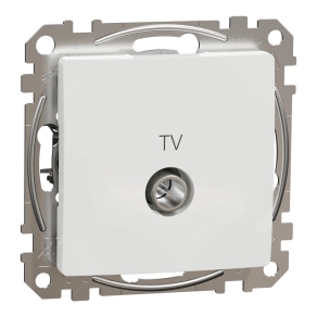 Schneider Electric Sedna Design & Elements - SDD111471 -TV aljzat, végzáró, 4 dB, fehér