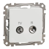 Schneider Electric Sedna Design & Elements - SDD111471R -TV/R aljzat, végzáró, 4 dB, fehér