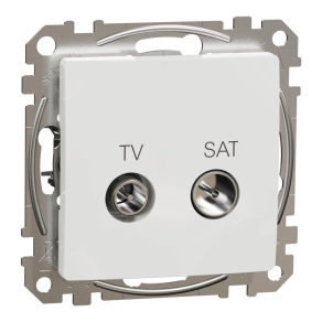   Schneider Electric Sedna Design & Elements - SDD111471S -TV/SAT aljzat, végzáró, 4 dB, fehér