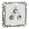 Schneider Electric Sedna Design & Elements - SDD111481 -TV/R/SAT aljzat, végzáró, 4 dB, fehér