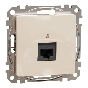 Schneider Electric Sedna Design & Elements - SDD112461 -1xRJ45 Cat6 UTP aljzat, bézs