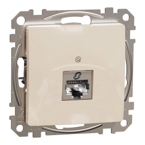 Schneider Electric Sedna Design & Elements - SDD112461S -1xRJ45 Cat6 STP aljzat, bézs