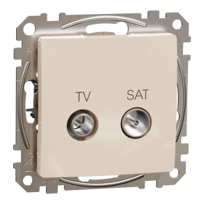  Schneider Electric Sedna Design & Elements - SDD112471S -TV/SAT aljzat, végzáró, 4 dB, bézs