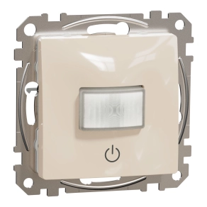 Schneider Electric Sedna Design & Elements - SDD112504 - Mozgásérzékelő, nyomóval, 160°, 10A, bézs