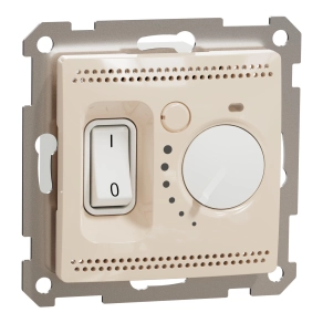 Schneider Electric Sedna Design & Elements - SDD112507 -Szobatermosztát padlófűtéshez, 10A, bézs