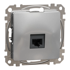   Schneider Electric Sedna Design & Elements - SDD113461 -1xRJ45 Cat6 UTP aljzat, alumínium