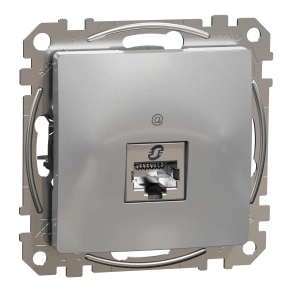 Schneider Electric Sedna Design & Elements - SDD113461S -1xRJ45 Cat6 STP aljzat, alumínium