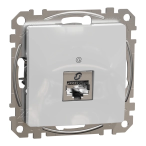   Schneider Electric Sedna Design & Elements - SDD113466S -1xRJ45 Cat6A STP aljzat, alumínium