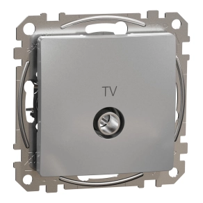 Schneider Electric Sedna Design & Elements - SDD113474 -TV aljzat, átmenő, 7 dB, alumínium