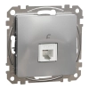 Schneider Electric Sedna Design & Elements - SDD113491 -1xRJ11 aljzat, alumínium