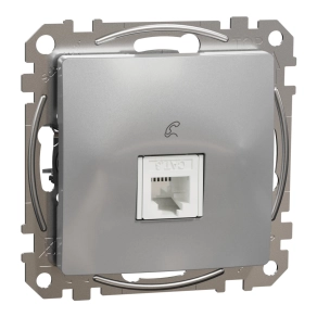   Schneider Electric Sedna Design & Elements - SDD113491 -1xRJ11 aljzat, alumínium