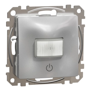   Schneider Electric Sedna Design & Elements - SDD113504 - Mozgásérzékelő, nyomóval, 160°, 10A, alumínium