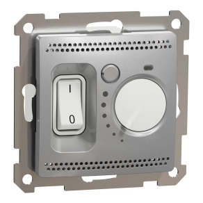 Schneider Electric Sedna Design & Elements - SDD113506 -Szobatermosztát, 10A, alumínium