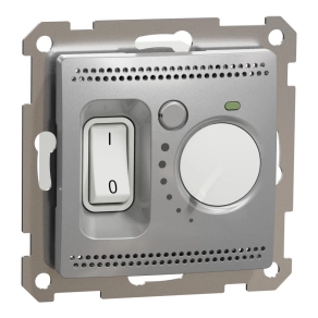   Schneider Electric Sedna Design & Elements - SDD113507 -Szobatermosztát padlófűtéshez, 10A, alumínium