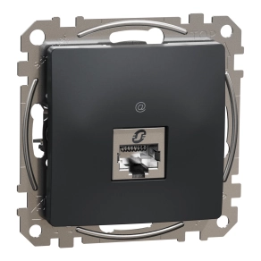 Schneider Electric Sedna Design & Elements - SDD114461S -1xRJ45 Cat6 STP aljzat, antracit