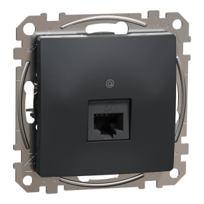   Schneider Electric Sedna Design & Elements - SDD114466 -1xRJ45 Cat6A UTP aljzat, antracit