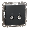 Schneider Electric Sedna Design & Elements - SDD114471R -TV/R aljzat, végzáró, 4 dB, antracit