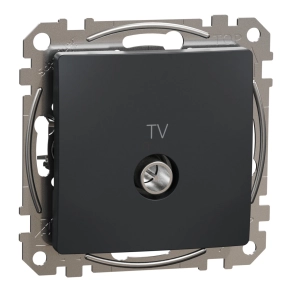   Schneider Electric Sedna Design & Elements - SDD114474 -TV aljzat, átmenő, 7 dB, antracit