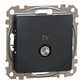 Schneider Electric Sedna Design & Elements - SDD114474 -TV aljzat, átmenő, 7 dB, antracit