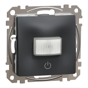   Schneider Electric Sedna Design & Elements - SDD114504 - Mozgásérzékelő, nyomóval, 160°, 10A, antracit