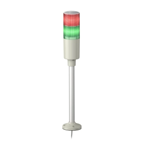 Schneider Electric Easy Harmony XVG - XVGM2H - komplett fényoszlop, 2 szintes, piros - zöld, 230 VAC, tartócsöves, csavaros,