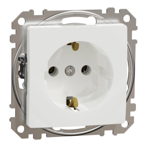   Schneider Electric Sedna Design & Elements - SDD111025 -2P+F csatlakozóaljzat, csavaros bekötés, 16A, fehér
