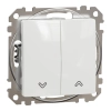 Schneider Electric Sedna Design & Elements - SDD111114 -Redőnynyomó, rugós bekötés, 10AX, fehér