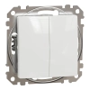 Schneider Electric Sedna Design & Elements - SDD111118 -Kettős nyomó, rugós bekötés, 10A, fehér
