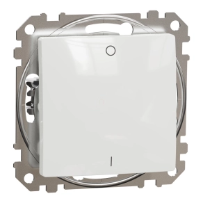   Schneider Electric Sedna Design & Elements - SDD111162 -Kétpólusú kapcsoló, rugós bekötés, 16AX, fehér