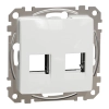 Schneider Electric Sedna Design & Elements - SDD111442C -2xRJ45 adapter, AMP-Tyco betétekhez, fehér