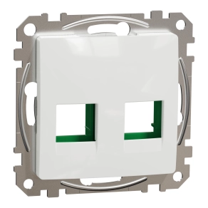 Schneider Electric Sedna Design & Elements - SDD111443C -2xRJ45 adapter, SYSTIMAX, RDM betétekhez, fehér