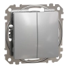 Schneider Electric Sedna Design & Elements - SDD113105 -Csillárkapcsoló, rugós bekötés, 10AX, (105), alumínium