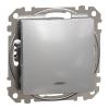 Schneider Electric Sedna Design & Elements - SDD113106L -Váltókapcsoló, kék jelzőfénnyel, 10AX, alumínium