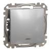 Schneider Electric Sedna Design & Elements - SDD113107L -Keresztkapcsoló, kék jelzőfénnyel, 10AX, alumínium