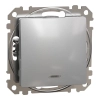 Schneider Electric Sedna Design & Elements - SDD113166L -Váltókapcsoló, kék jelzőfénnyel, 16AX, alumínium