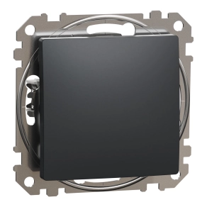 Schneider Electric Sedna Design & Elements - SDD114106 -Váltókapcsoló, rugós bekötés, 10AX, (106), antracit