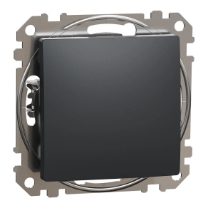Schneider Electric Sedna Design & Elements - SDD114107 -Keresztkapcsoló, rugós bekötés, 10AX, (107), antracit