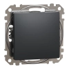 Schneider Electric Sedna Design & Elements - SDD114116 -Váltóérintkezős nyomó, 10A, antracit