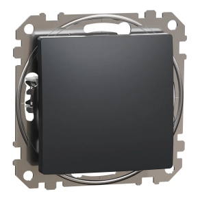 Schneider Electric Sedna Design & Elements - SDD114116 -Váltóérintkezős nyomó, 10A, antracit