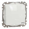 Schneider Electric Sedna Design & Elements - SDD211101 -Egypólusú kapcsoló, rugós bekötés, 10AX, IP44, fehér