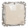 Schneider Electric Sedna Design & Elements - SDD212101 -Egypólusú kapcsoló, rugós bekötés, 10AX, IP44, bézs