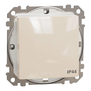   Schneider Electric Sedna Design & Elements - SDD212101 -Egypólusú kapcsoló, rugós bekötés, 10AX, IP44, bézs