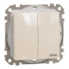 Schneider Electric Sedna Design & Elements - SDD212105 -Csillárkapcsoló, rugós bekötés, 10AX, IP44, bézs