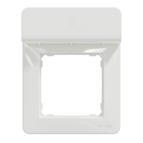   Schneider Electric Sedna Design - SDD311809 -Egyes keret, mobiltartóval, fehér