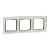 Schneider Electric Sedna Elements - SDD360803 -Hármas keret, univerzális, opál