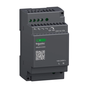   Schneider Electric Phaseo ABL7, ABL8 - ABLM1A12042 - Modicon Modular tápegység, moduláris, DIN sínre szerelhető, 1f, 12 VDC, 4,2 A, 50 W