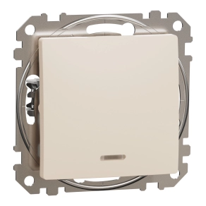 Schneider Electric Sedna Design & Elements - SDD112106N -Váltókapcsoló, EF, 10AX, bézs