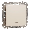 Schneider Electric Sedna Design & Elements - SDD112162N -Kétpólusú kapcsoló, EF, 16AX, bézs