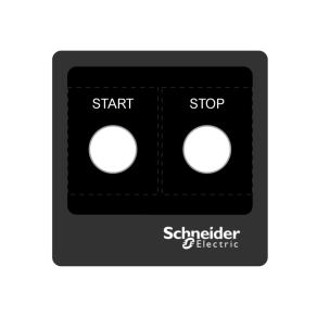  Schneider Electric Harmony XB4 - ZBYLECUST01 - Személyre szabható kezelőpanel maszk, 100x100mm, üres